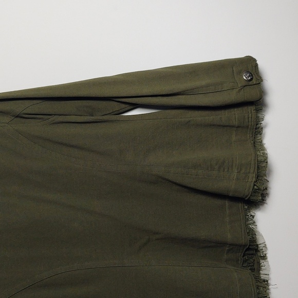 NICK & MO Exclusive Collection Army Green Utility Jacket Womens Size Small - Picture 12 of 16